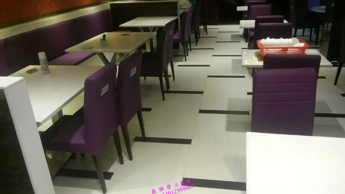 深圳茶餐厅桌椅 茶餐厅卡座沙发厂 横岗茶餐厅餐椅报价