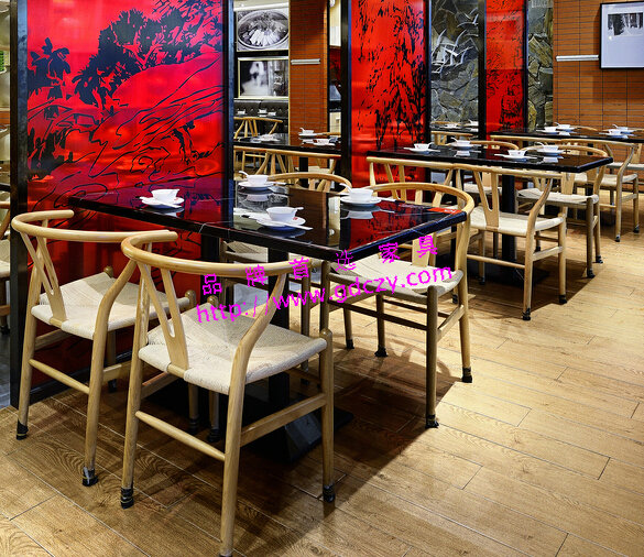 茶餐厅桌椅定制  实木茶餐厅桌椅厂家直销