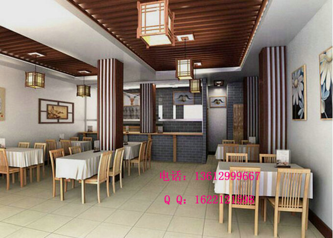 中式快餐厅家具