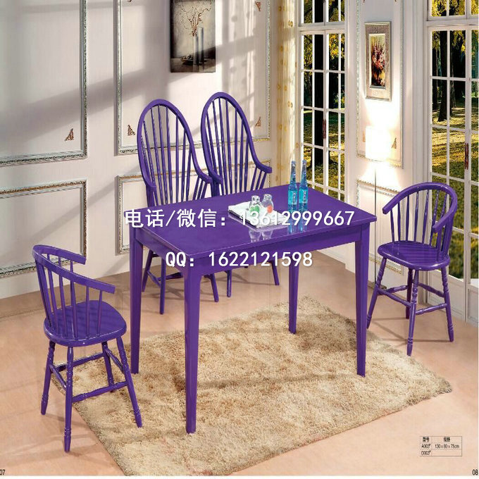 生产销售一体化 深圳工厂直销实木餐椅 实木餐桌