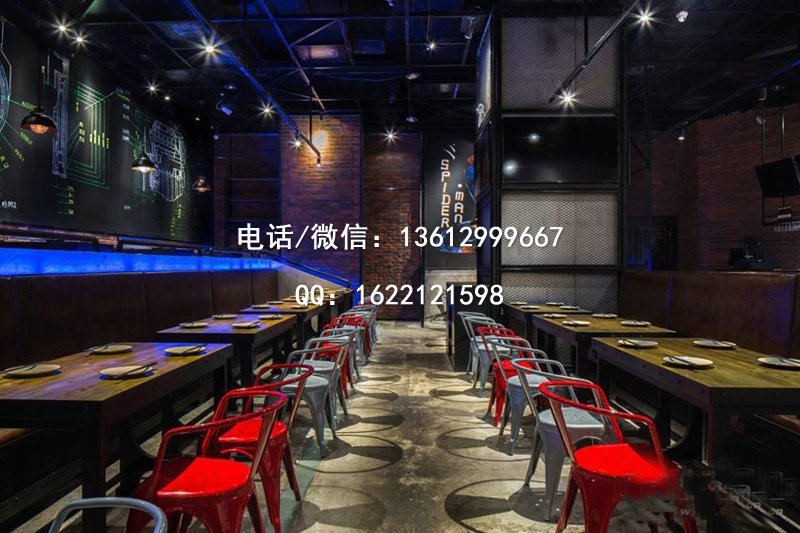 深圳复古餐桌特色定制 特色铁餐椅款式设计