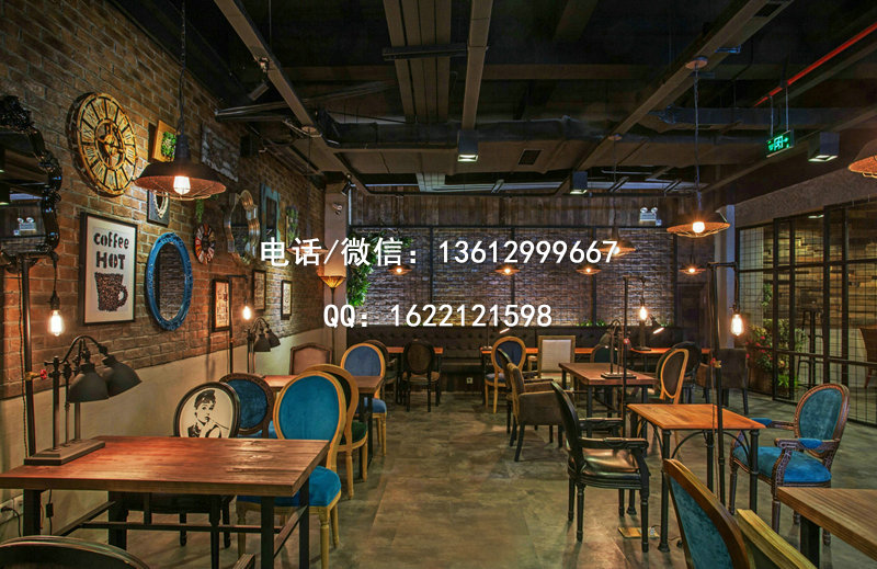深圳特色复古餐厅系列桌椅厂家生产 厂家定制