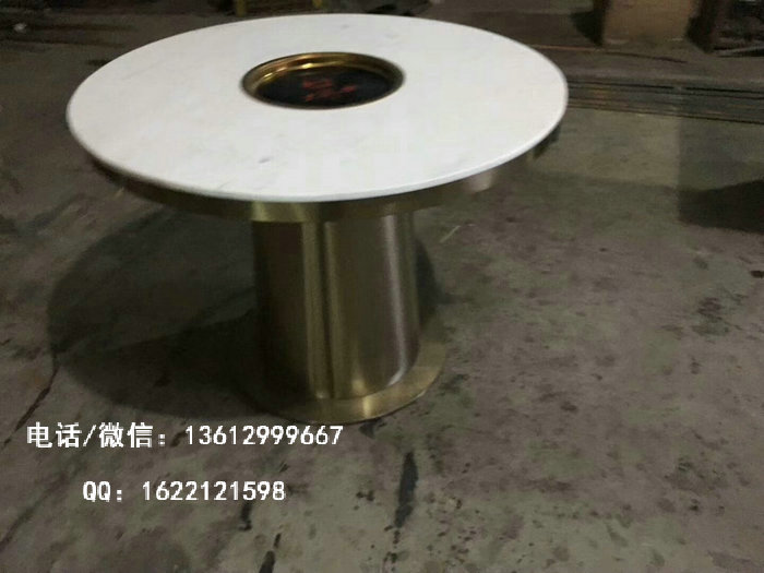 大理石火锅桌 大理石火锅桌