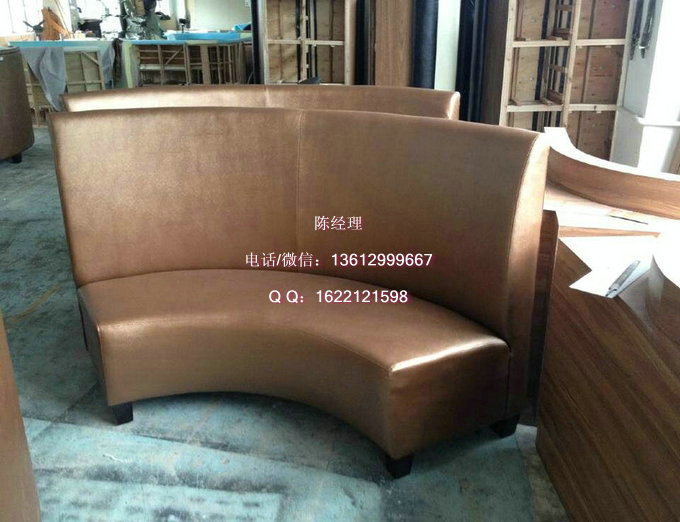 弧形卡座沙发 弧形卡座沙发